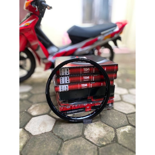 velg TDR hitam ukuran 160 ring 17