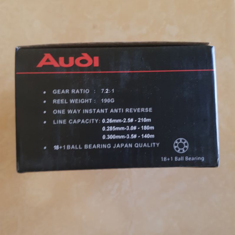 Reel BC Audi Lizard 18+1 ball bearing