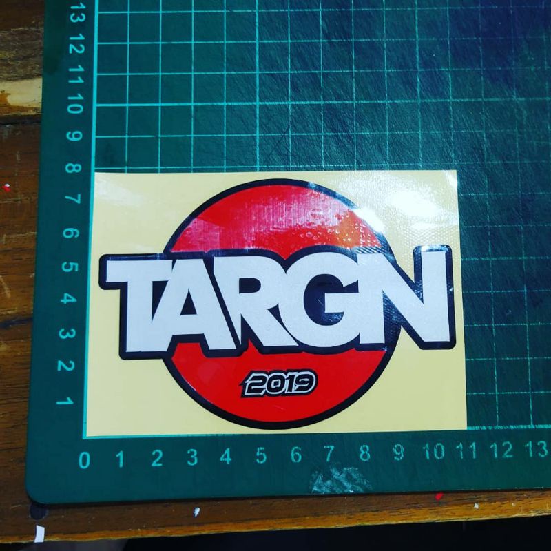 

Sticker Cutting Targn v.2 isi 1 pcs