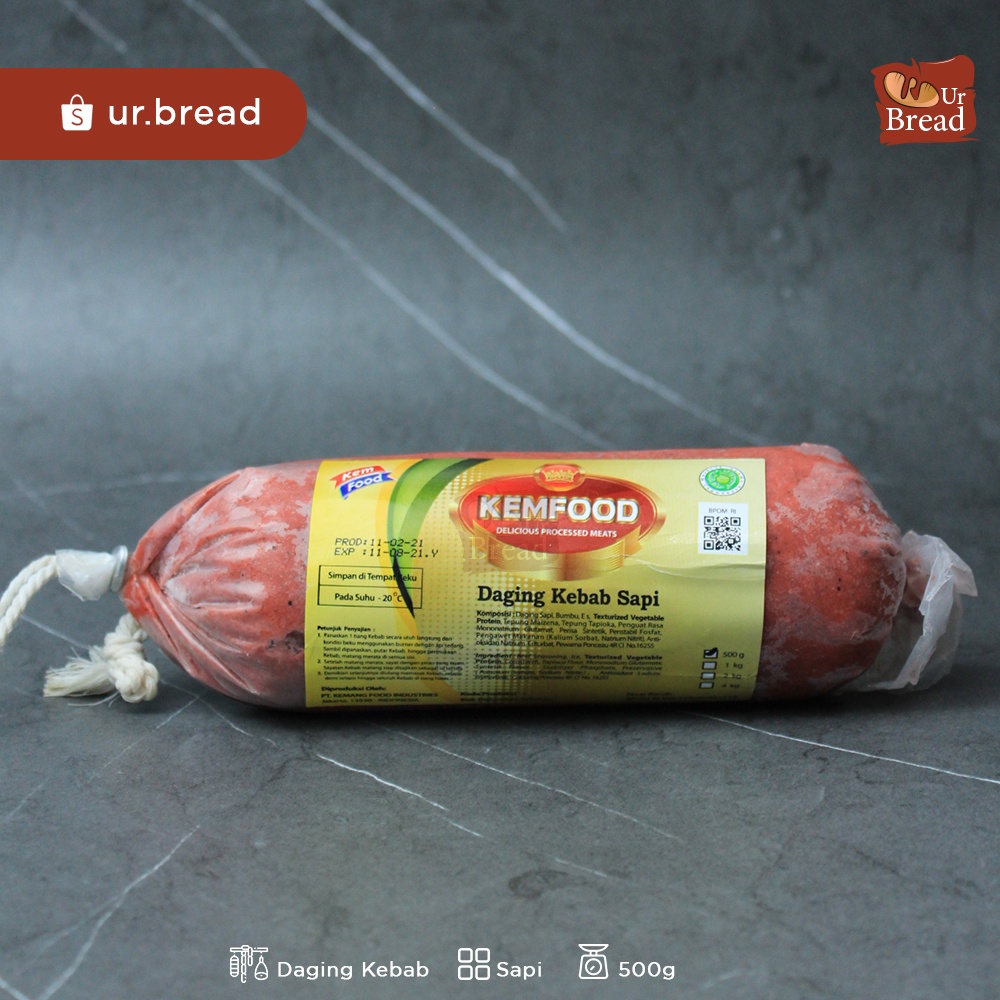 Daging Kebab Sapi Kemfood 500gram