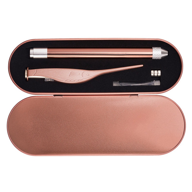 Pembersih Telinga Korek Kuping Ear Spoon Wax Picker with LED Light - Rose Gold - 7RHR4VRG