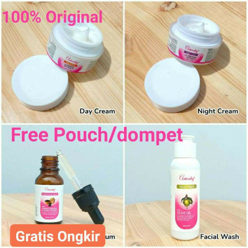 ADORALY SKINCARE ORIGINAL - SKINCARE GLOWING JAKARTA FREE HADIAH-1
