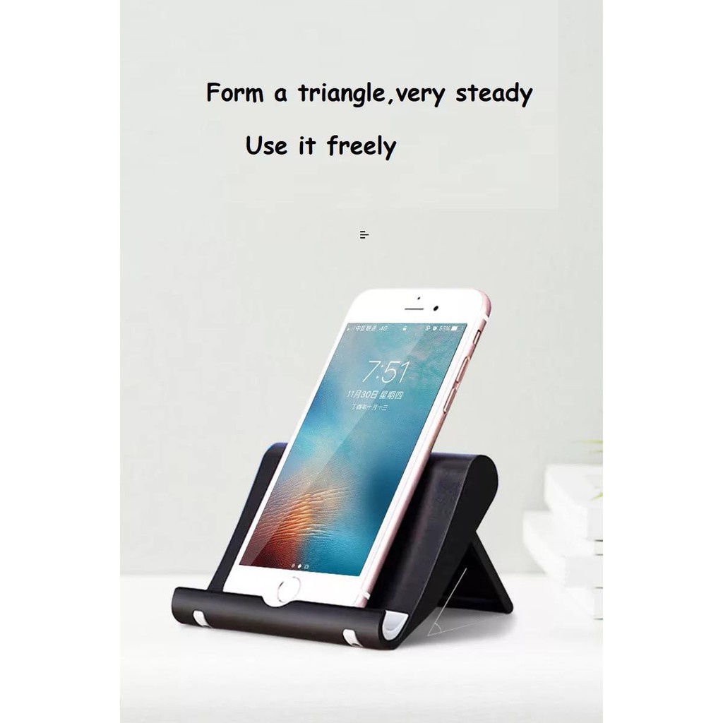 FOLDABLE PHONE STAND HOLDER TATAKAN HP DI MEJA HOLDER HP / STAND HOLDER HP