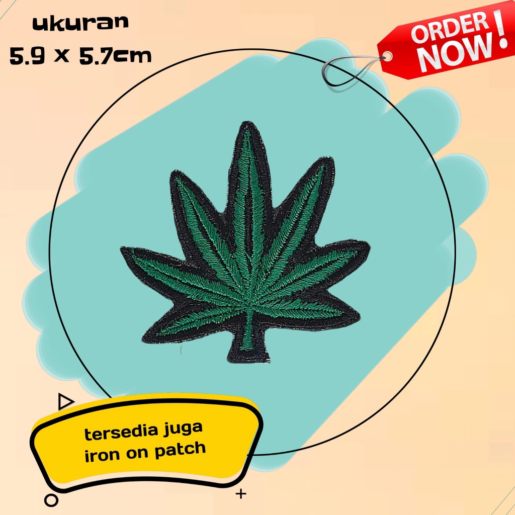 PATCH BORDIR DAUN MAPLE