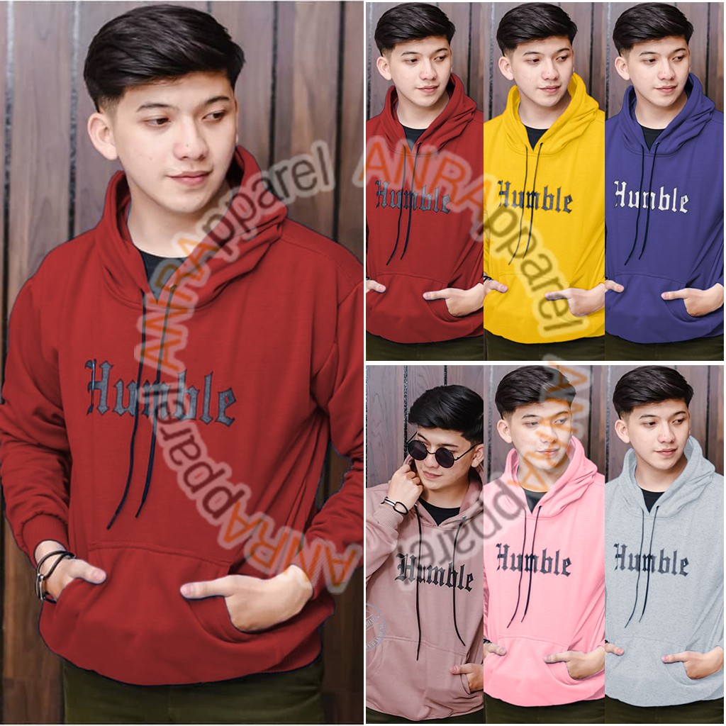 HUMBLE HOODIE PRIA - Jaket Hoodie Jumper Humble Cowok- Bahan Fleece