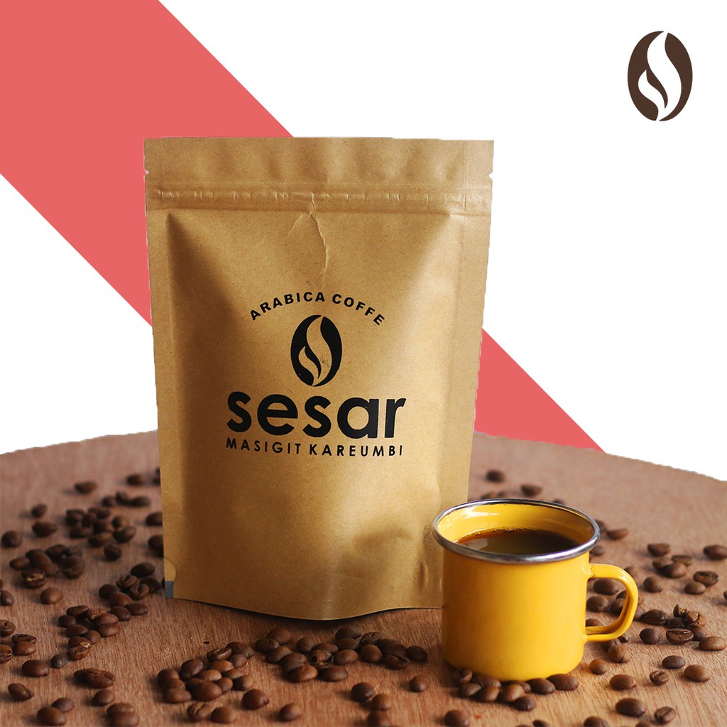 

Sesar Arabica Coffee Natural Proccess Coffee 200GR (Kopi Arabika)