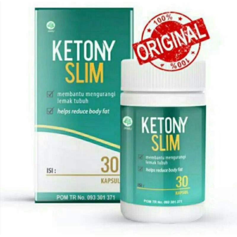 KETONY SLIM ASLI OBAT DIET PELANGSING BADAN TUBUH PEMBAKAR LEMAK AMPUH