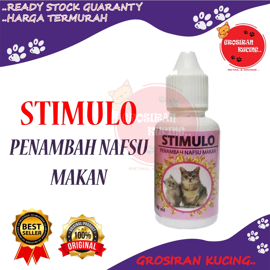 Stimulo Drop 30ml Vitamin Penambah Nafsu Makan Hewan