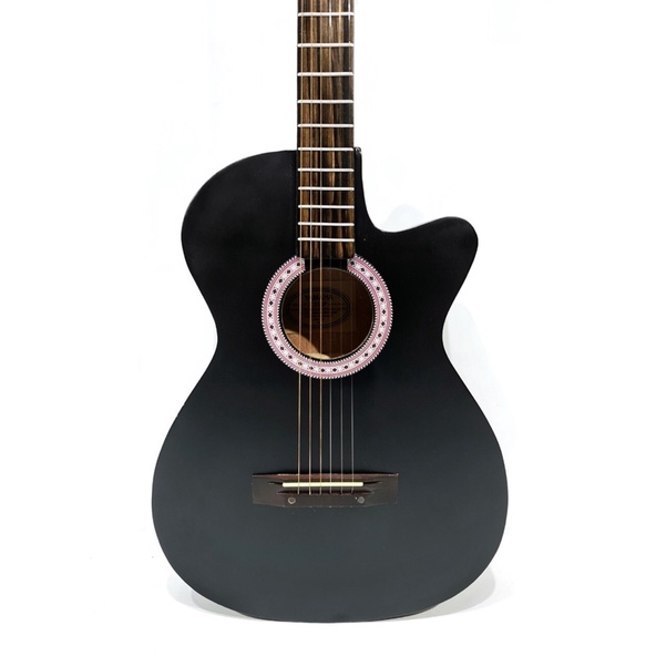 Gitar Akustik Yamaha Tipe F310 P Warna Hitam Doff Model Coak Senar String Murah Jakarta buat Pemula atau Belajar