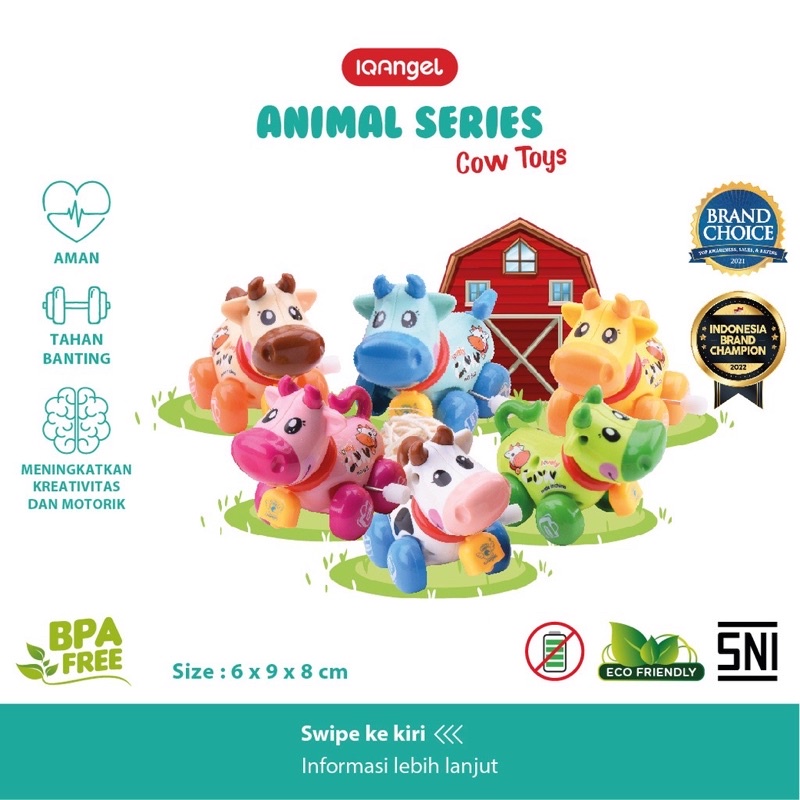 IQ Angel cow toys mainan motorik anak