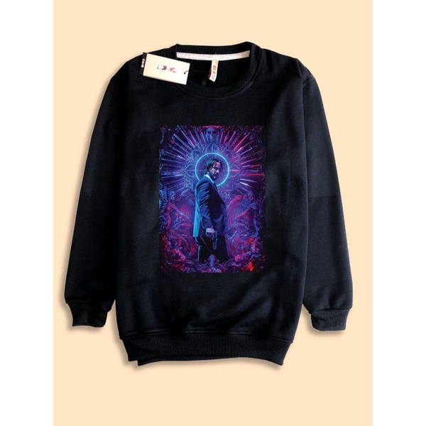 Sweater Sweatshirt John Wick Poster 3D