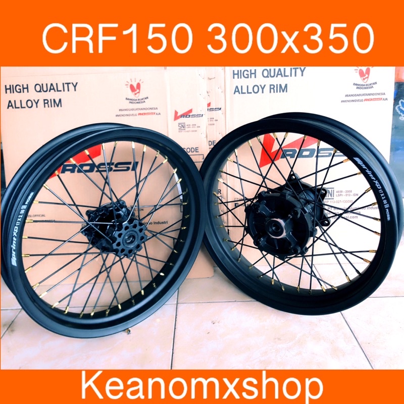 velg pelk supermoto klx dn crf tanpa ban