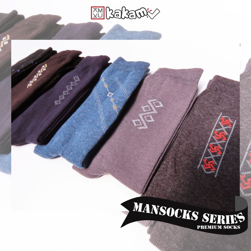 Kakamu Kaos Kaki Pria Dewasa Murah / mansocks / Kaos Kaki Kantor Formal 3