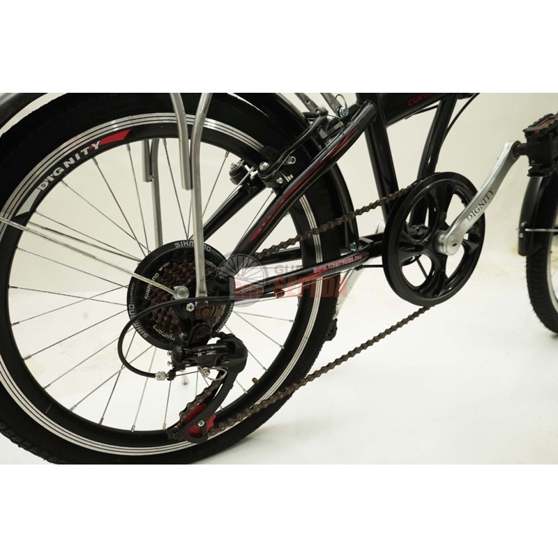Sepeda Lipat Dignity 20 inch Termurah 7 speed gigi Shimano murah berkualitas COD kredit Cicil bike-3