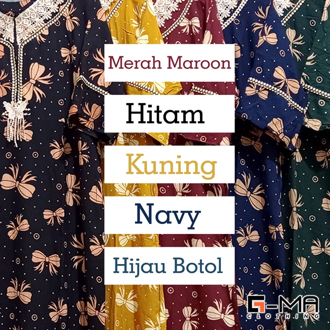 DASTER ARAB RENDA SEKDRESS | DASTER TANGAN 3/4 RESLETING DEPAN ( BUSUI )-7