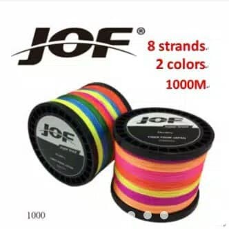 senar pe 4 x8/braid jof multicolour 1000m