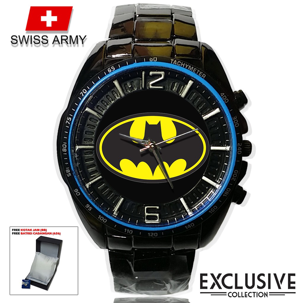 (Istimewa Bossque) Jam BATMAN Rantai Sport (Elegan)