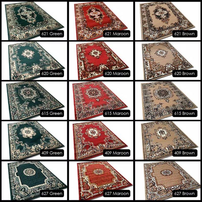 Karpet Lantai Supershama Ukuran 190x260 | Karpet Permadani | Karpet Bulu