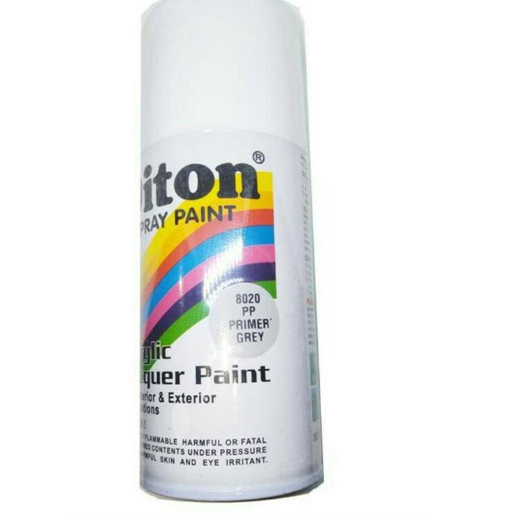 Hot Item.. PP Primer Grey 8020 Diton Cat Semprot Spray Dasar 300cc Spet 300 cc Epoxy E Poxi Epoxi