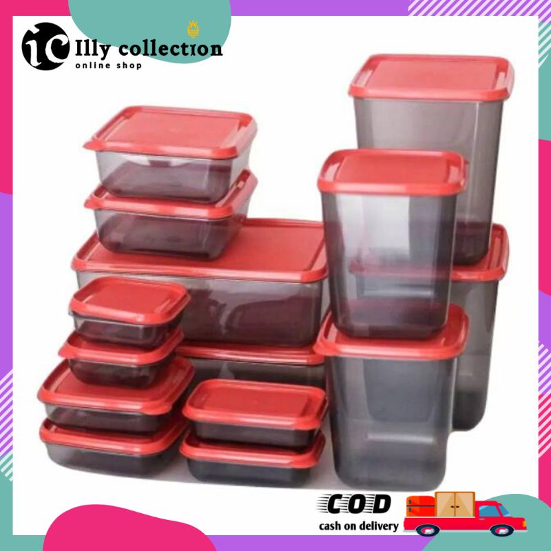 Toples Otaru Set Isi 14 pcs Tempat Penyimpanan Makanan Kue