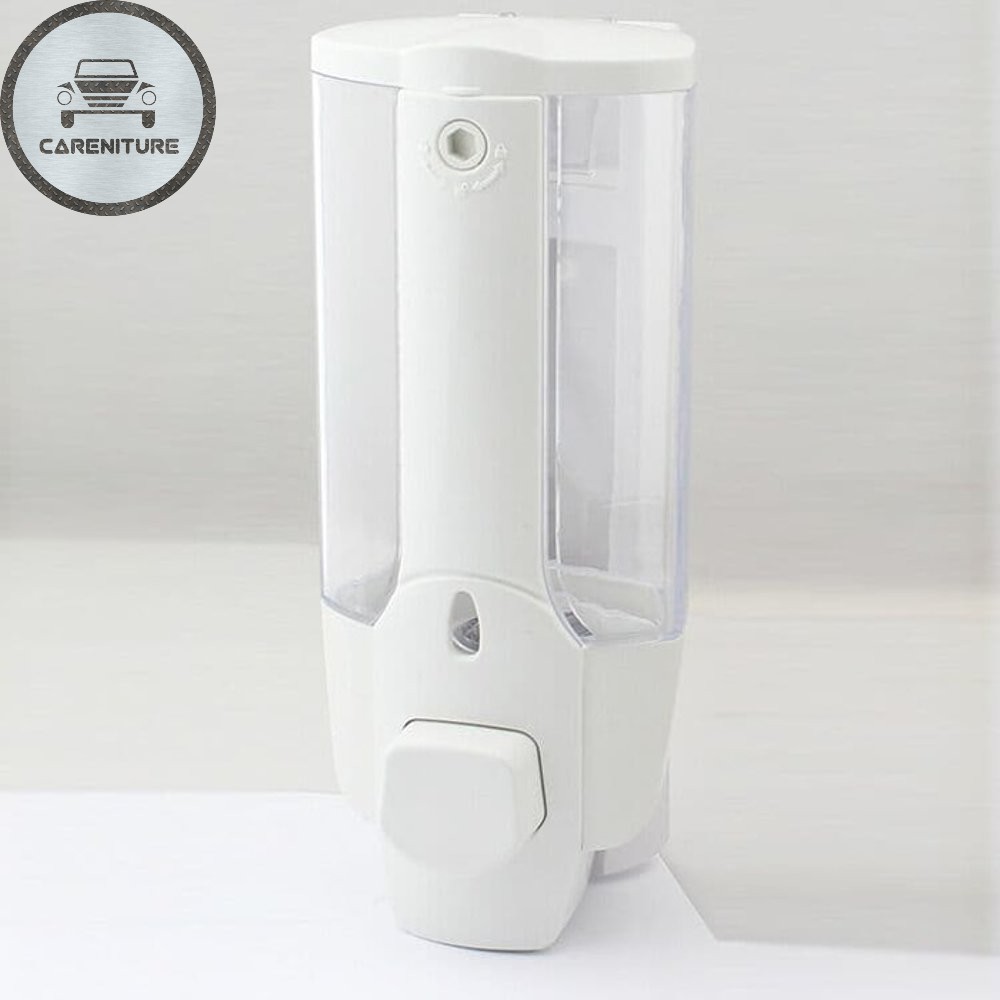 Dispenser sabun cair single tempel dinding tempat wadah cuci tangan