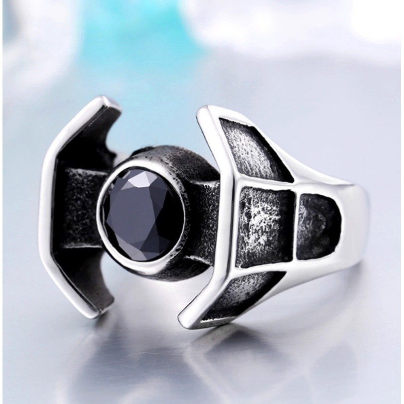 SEUSUK  Cincin Fashion Desain Star Wars Darth Vader untuk Wanita