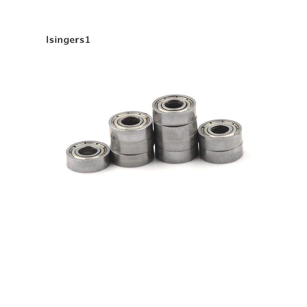 (lsingers1) 10pcs / Set Miniatur Bearing 695ZZ 695-Z Presisi 5x13 X 4mm Tahan Lama Untuk Alat Pertukangan