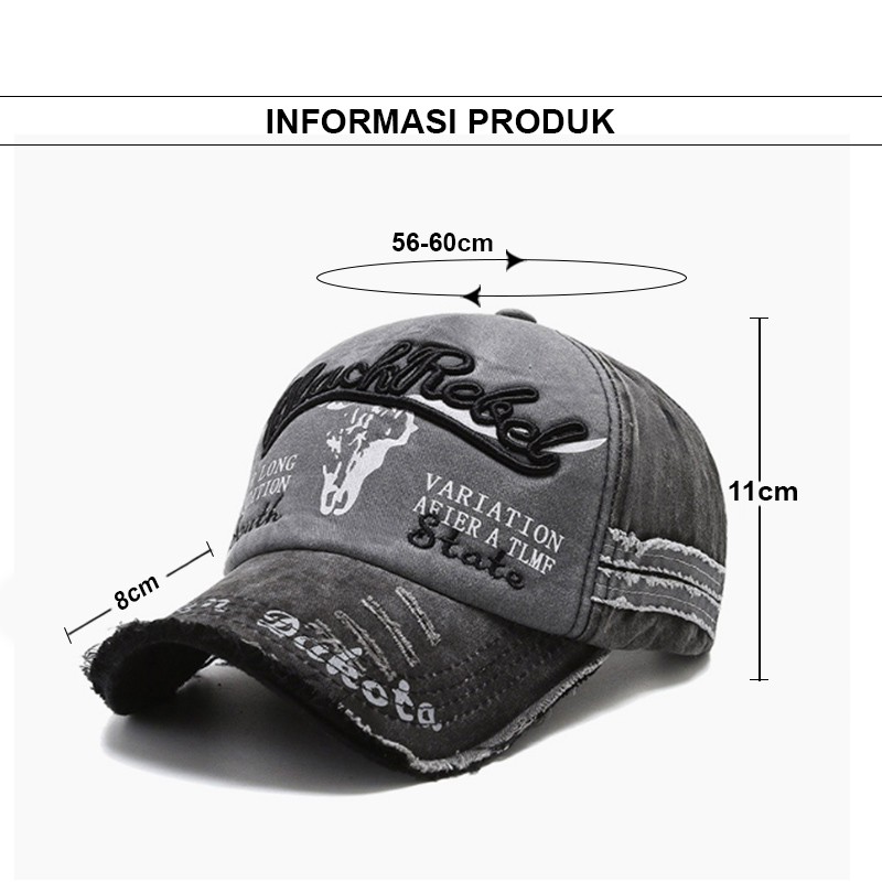 TOPI DISTRO PRIA KEREN TRUCKER JARING CAP COWOK DEWASA KOREA IMPORT BASEBALL HAT IMPORT TR15