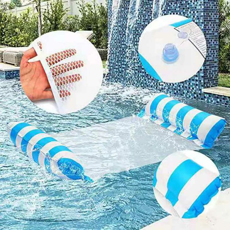 Doffy Pelampung Renang Floating Hammock Inflatable Water Bed