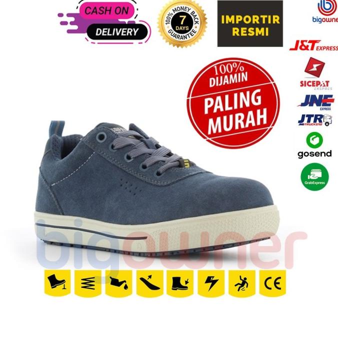 Safety Jogger Obelix Blue Original / Sepatu Proyek Safety Jogger