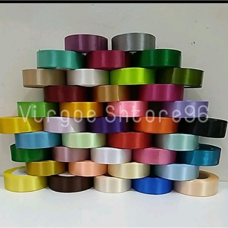 

Pita satin 1 inch per roll / pita bunga