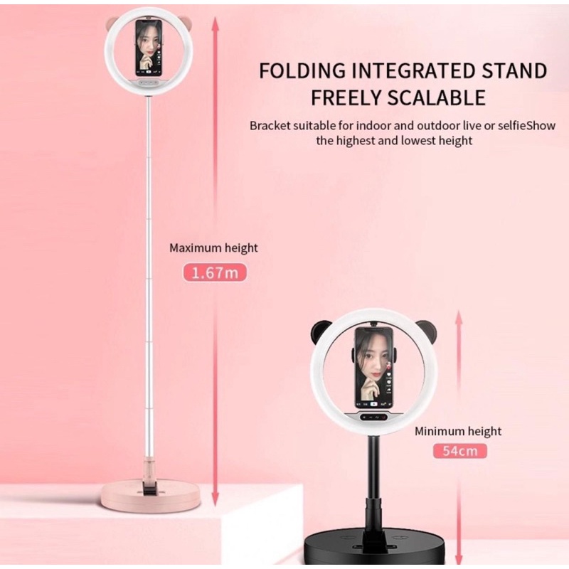 RINGLIGHT + STAND G2 / RING LIGHT SELFIE / RINGLIGHT TIKTOK