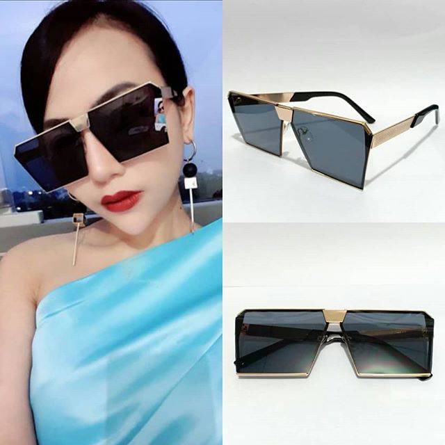 Promo Bul**gariFlat black Em Ready kacamata fashion terbaru wanita pria/kacamata cewek uv protection