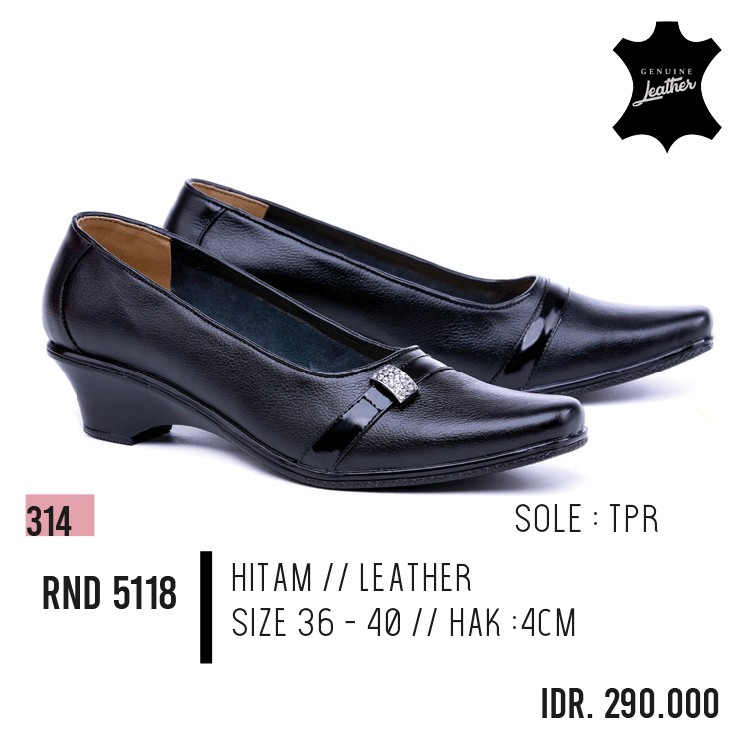 sepatu pantofel wanita,sepatu high heels,sepatu kerja wanita RND 5118