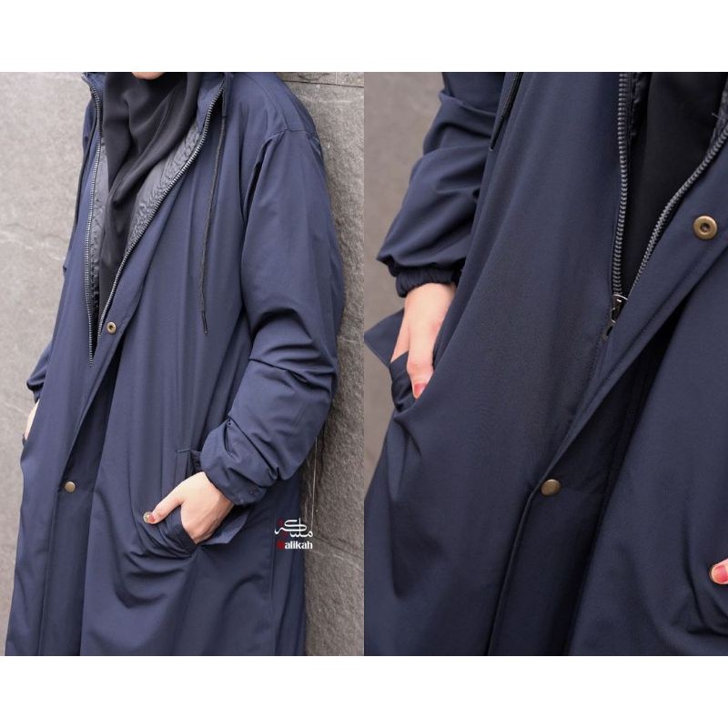 Parka RainCoat Navy by Abaya Malikah