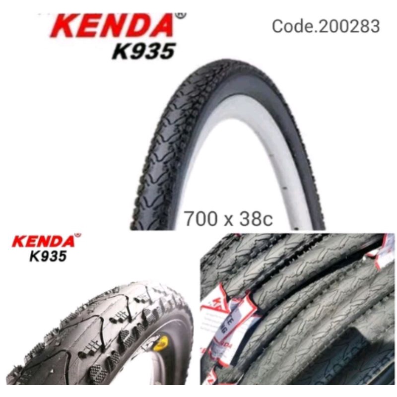 ban luar kenda 700 x 38 c tire K-935 ukuran size 700c x 38c bisa juga jadi 29er wired nylon gravel gvl hybrid polygon heist