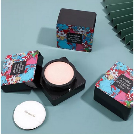 LAMEILA Air Cushion BB CC Cream Melembabkan Memutihkan Kepala Jamur Menutupi Noda Hitam DiWajah LA107