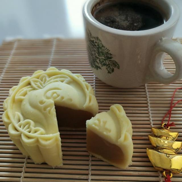 

Snowskin mooncake rasa durian 125gr 1 ktk isi 4pc