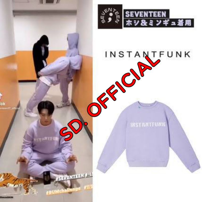 Sweater Basic Seventeen INSTANTFUNK UNGU MUDA