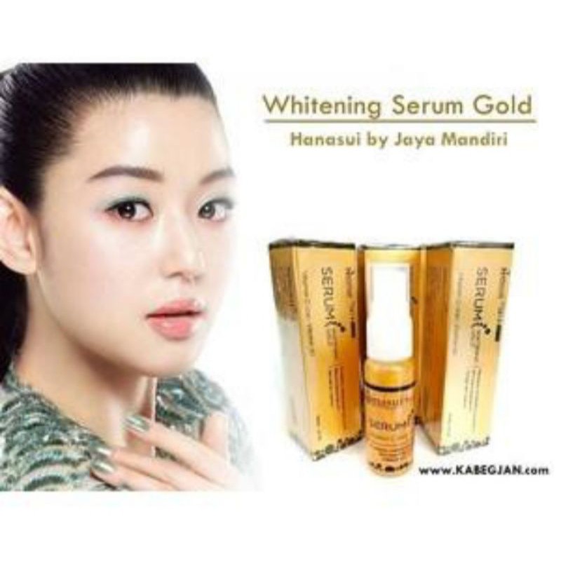 Serum Whitening Gold Hanasui Pemutih Wajah 20Ml