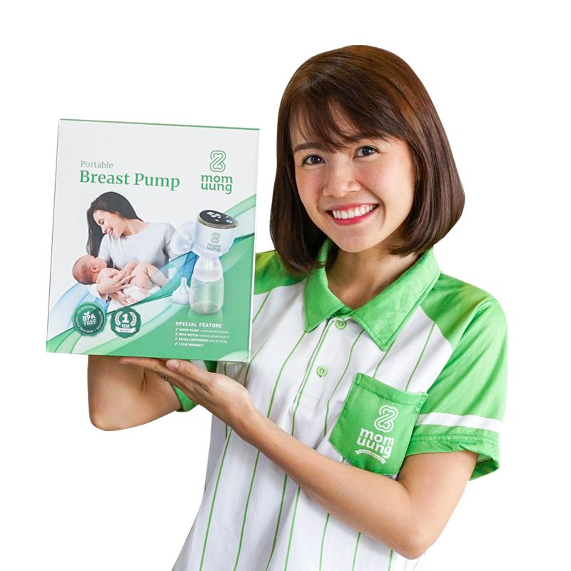 Pompa Asi Electric Mom Uung Momuung Breast Pump Handsfree