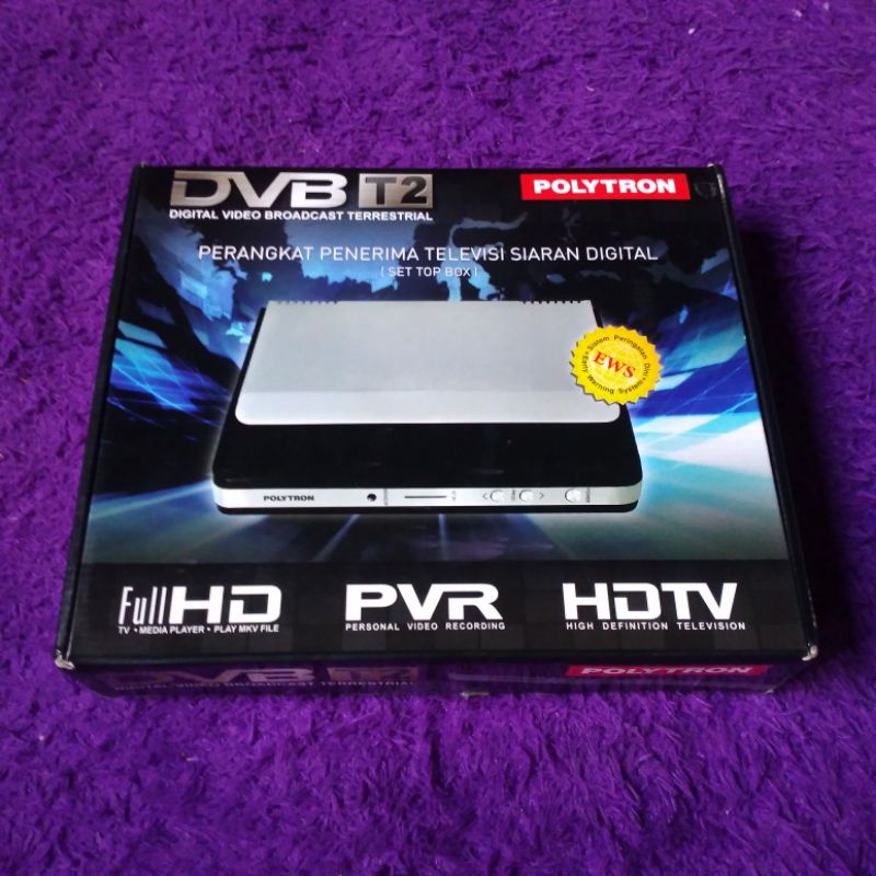 Polytron PDV 500T2 Set Top Box DVB-T2 Full HD