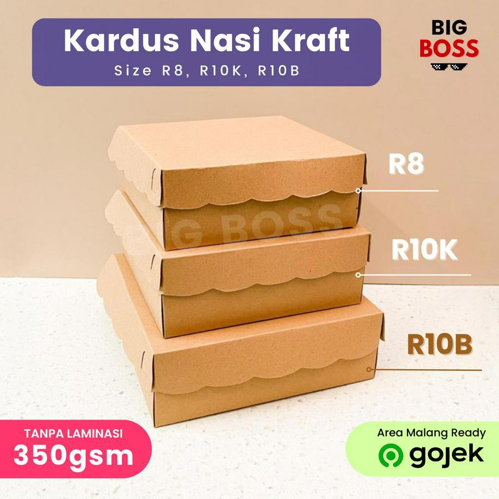 Dus Kotak Nasi Catering Renda R8 R10K R10B NON LAMINASI / Dus Catering / Box Catering / Dus Nasi / Kotak Nasi Hajatan / Kotak Nasi Ayam Bakar