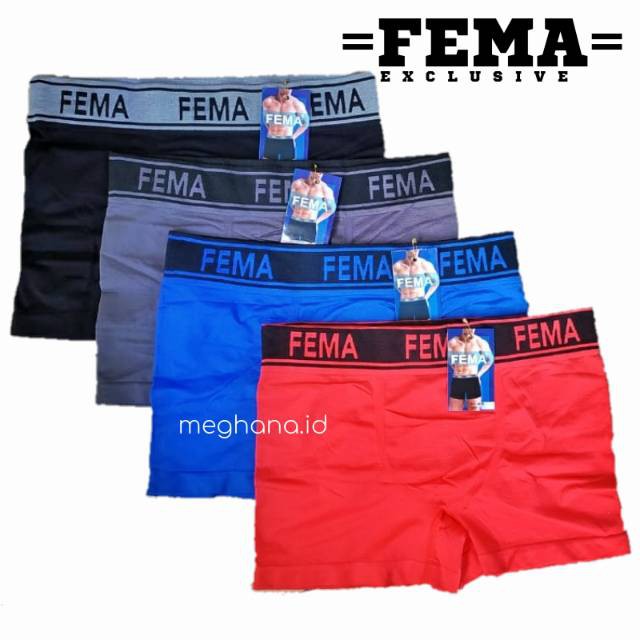 Jual BOXER PRIA FM POLOS Segi Empat CELANA DALAM PRIA BOXER FM NK SPORT