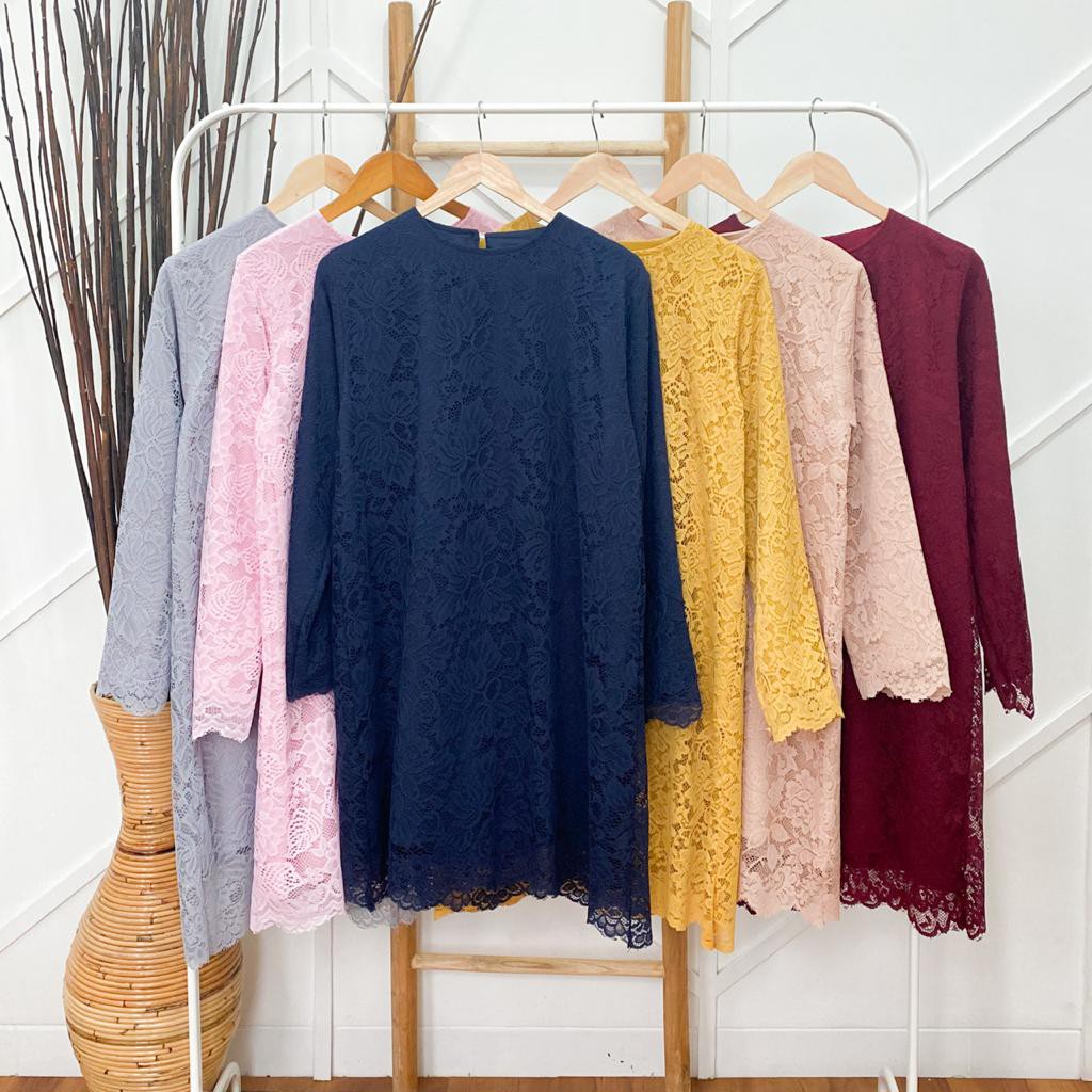 Bisa COD MARIANNE SET – Setelan kondangan brukat Baju kondangan wanita Best seller