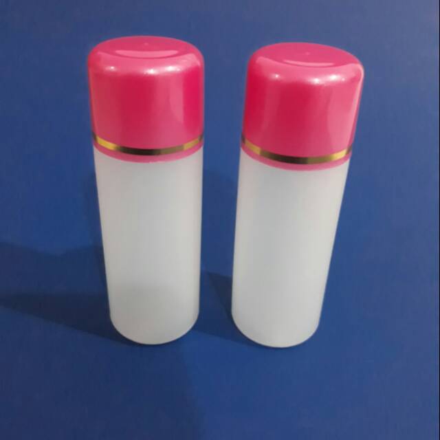 Botol YL 60 ml Natural tutup Pink Fanta