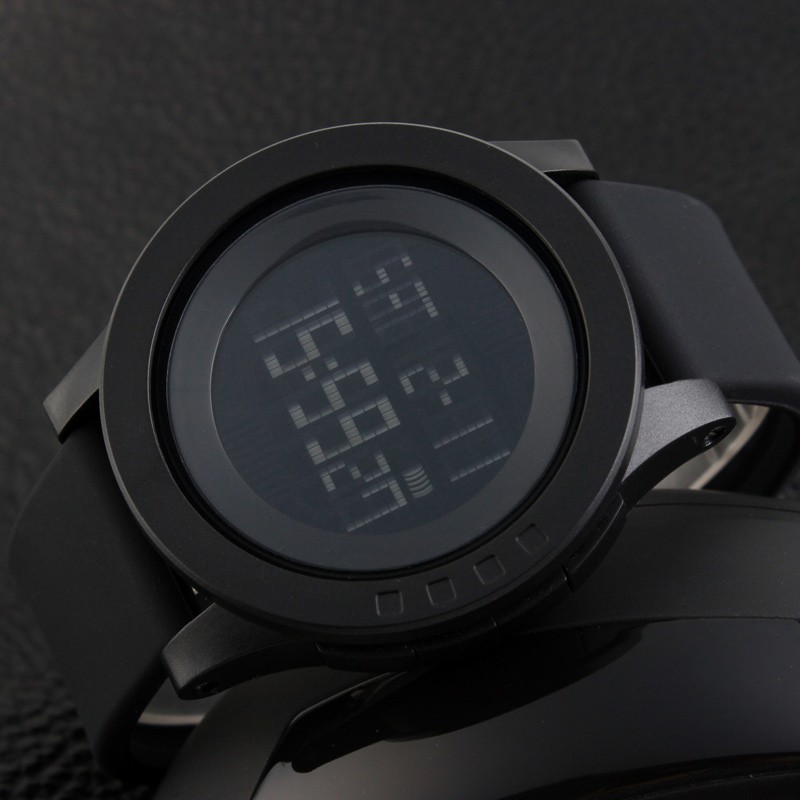 Murah - JEPPAR 1996 Jam Tangan Digital Sport Pria Water Resistant 50m With Rubber Strap Original