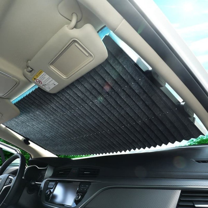 BAROKAH GAMIS Baseus Car Window Sunshade Sun Shield Tirai Anti Panas Kaca Mobil