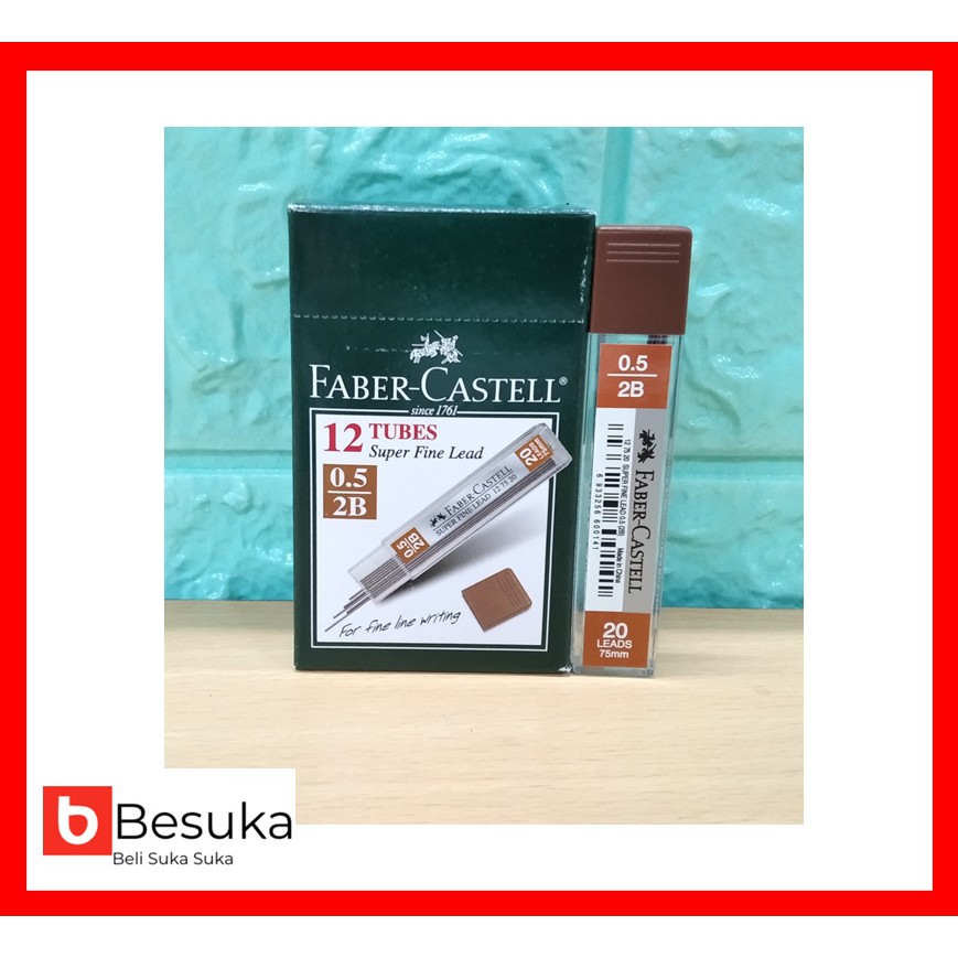

LEAD SUPERFINE 0.5 2B FABER CASTELL