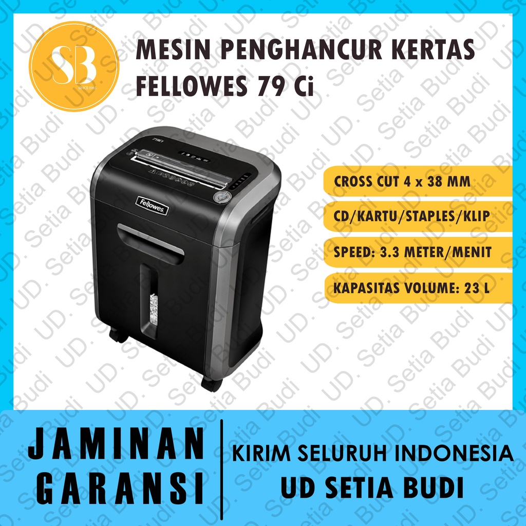 Mesin Penghancur Kertas Fellowes 79 Ci Paper Shredder 79Ci